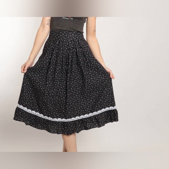 Gunnie Sax Dresses & Skirts - Gunnies Sax Jessica’s Skirt Floral Prairie San Francisco 1970’s Vintage